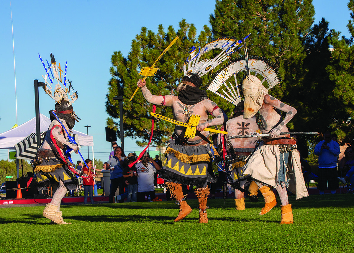 Two traditional dancers