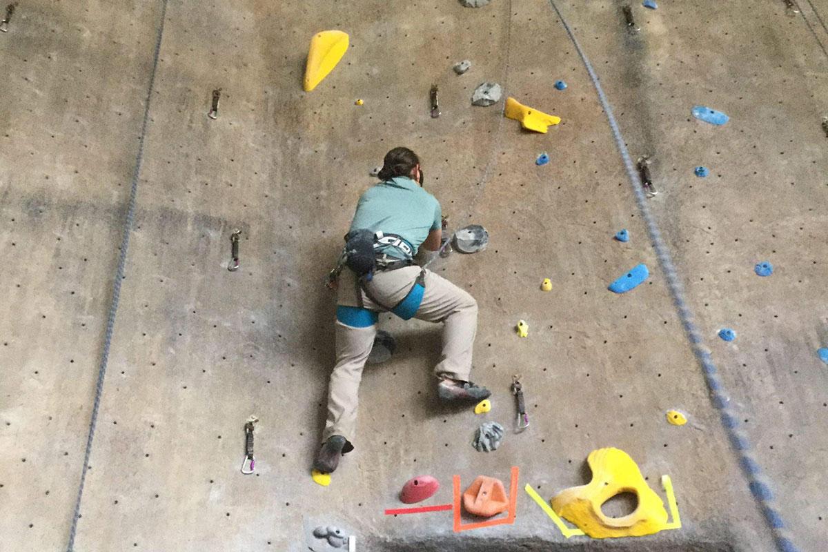 Explore the SJC Climbing Wall!